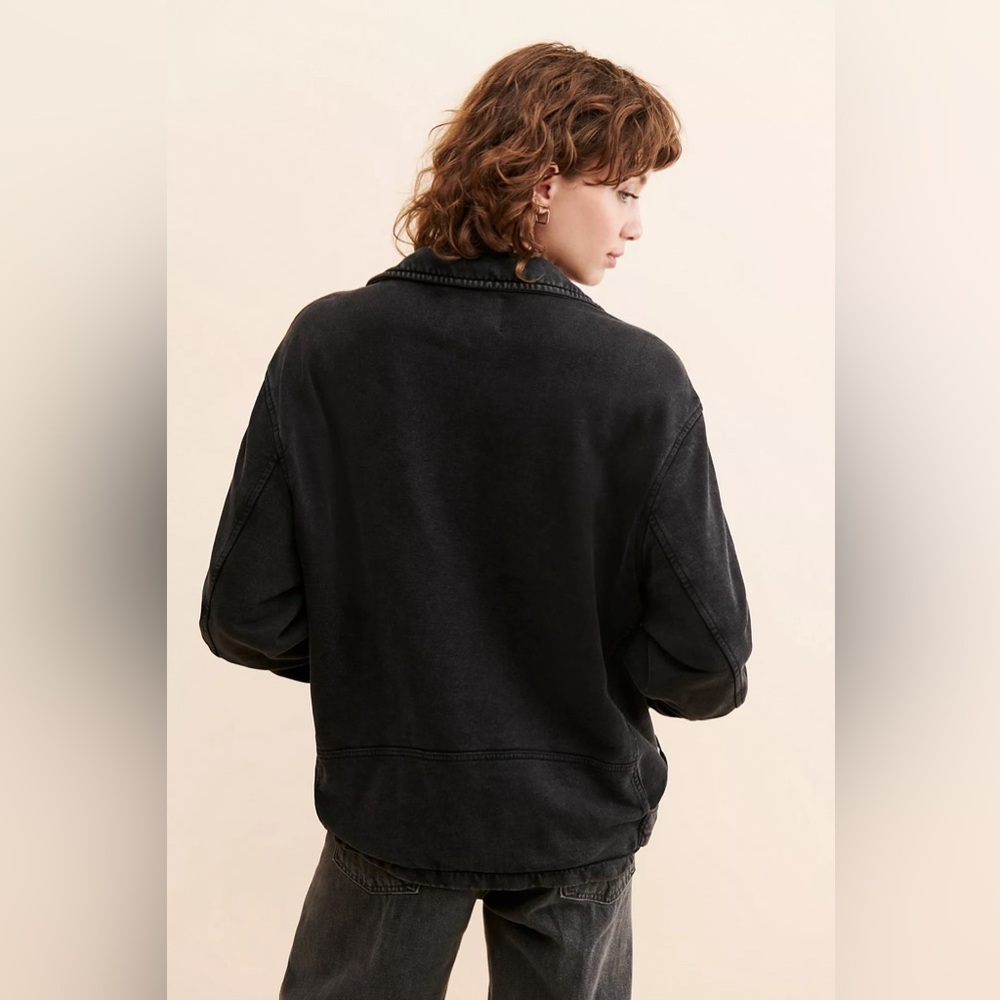 free people Rebel Knit Oversized Moto Jacket - Picture 3 of 4